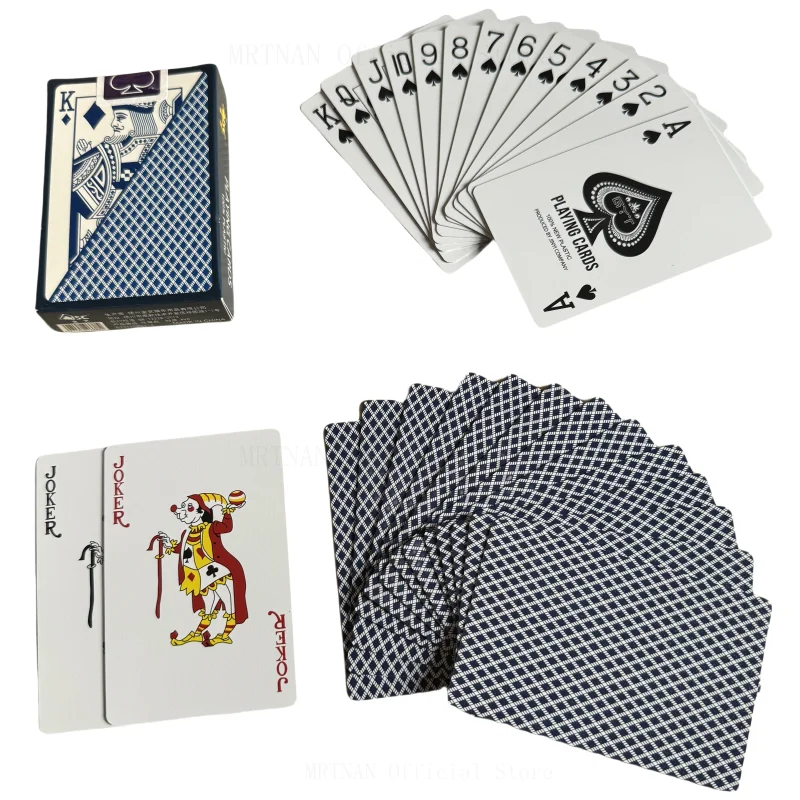 100% PVC Plastic Waterproof Playing Cards Game Poker Cards Board Games 58*88mm Cards Poker Cards