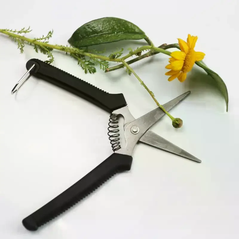 Stainless Steel Fruit Picking Shears With Sharp Blades Non Slip Handles For Gardening Harvesting Fruits Vegetables Flowers