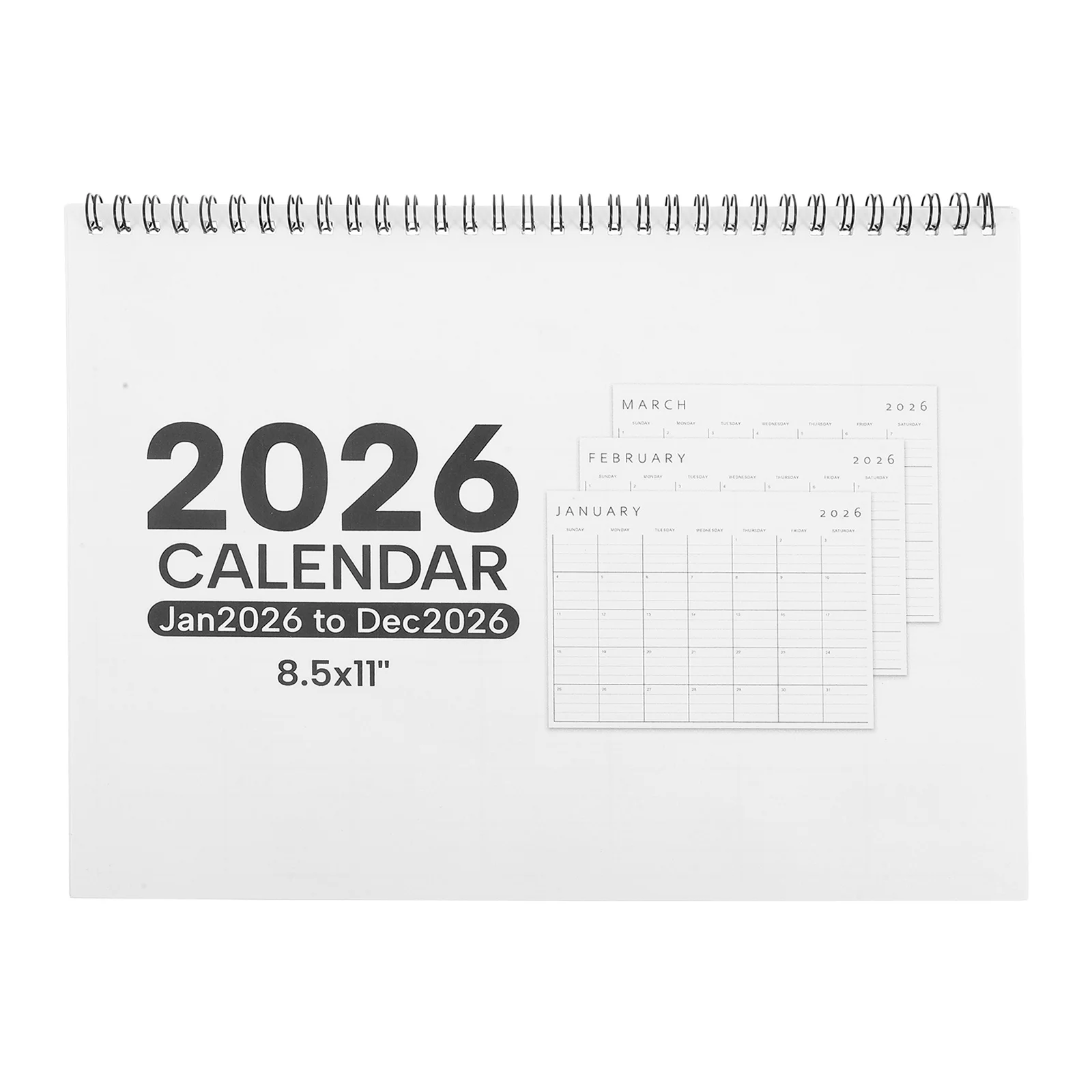 

12 Months 2026 Wall Hanging Calendar Monthly Paper Planner January To December Minimalist Office Organizer 2026 Yearly Wall