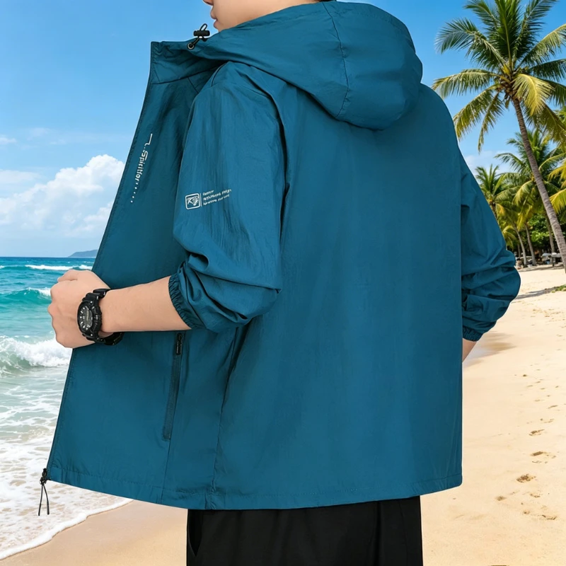Outdoor Sport Waterproof Jacket - 여름 남성용 방수 속건 자외선 차단
