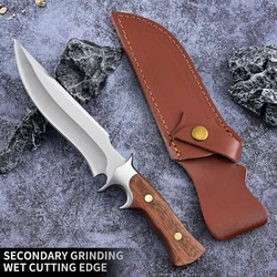 Straight Knife High Hardness Outdoor Knife Sharp Fruit Knife Handle Knife