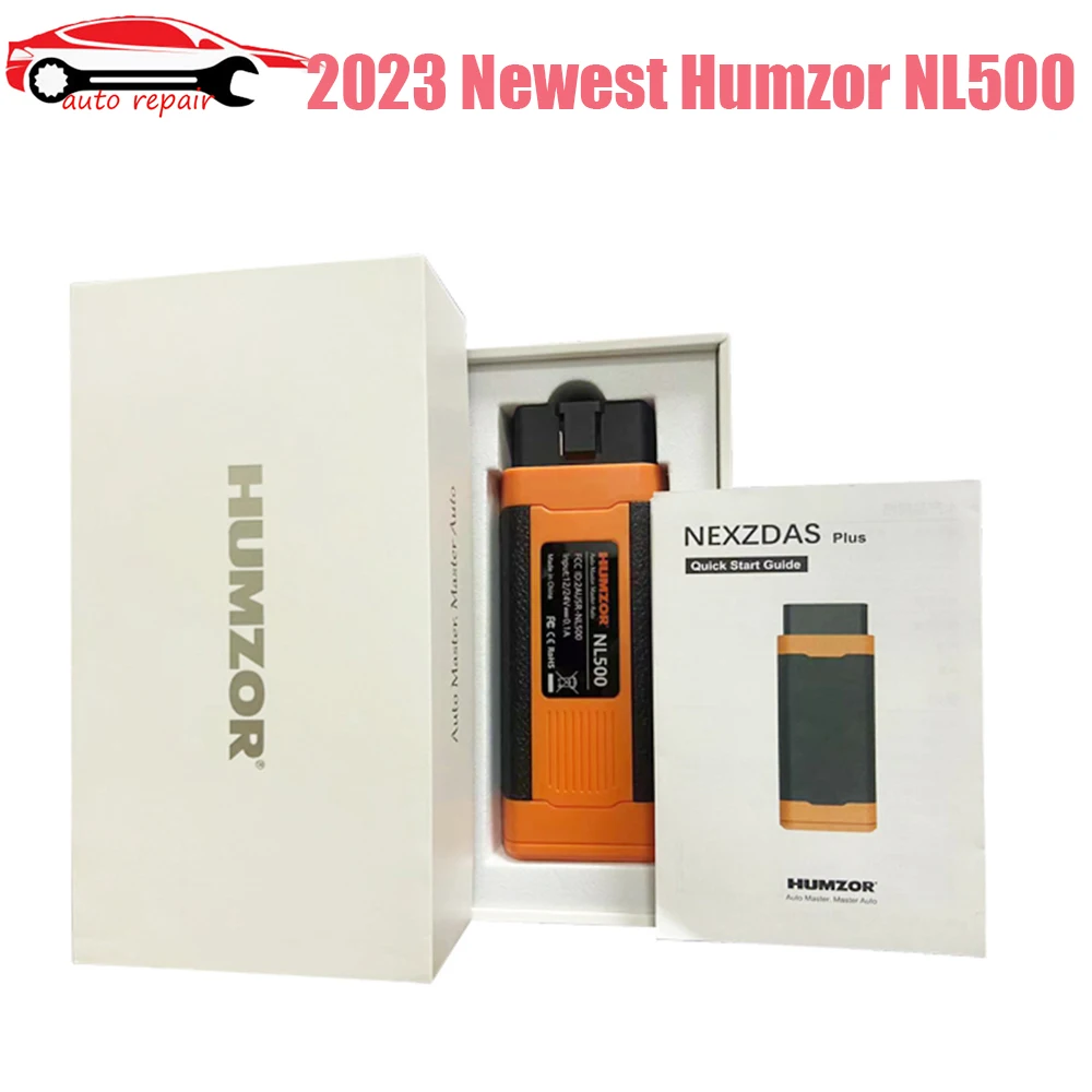 

Humzor NL500 Car OBD2 Diagnostic Scanner Tool App Immo Resetting Odometer Repair Manager Key Programming Update of Humzor NL400