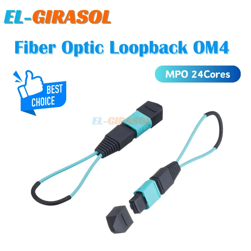 

Fiber Optic Loopback,24Cores,OM4 MPO Loop Back FTTH