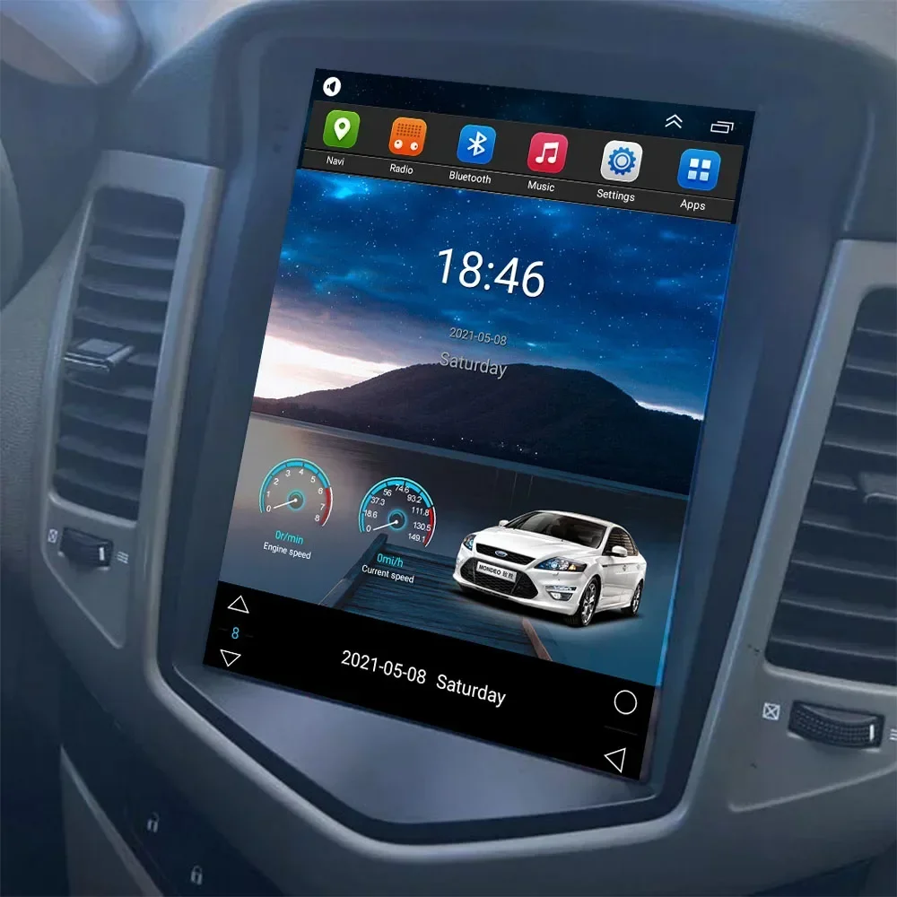 Android14 for Chevrolet Cruze Cross 2008-2013 Tesla Screen Car Radio Player GPS Navigation Multimedia J300 Holden Daewoo Carplay