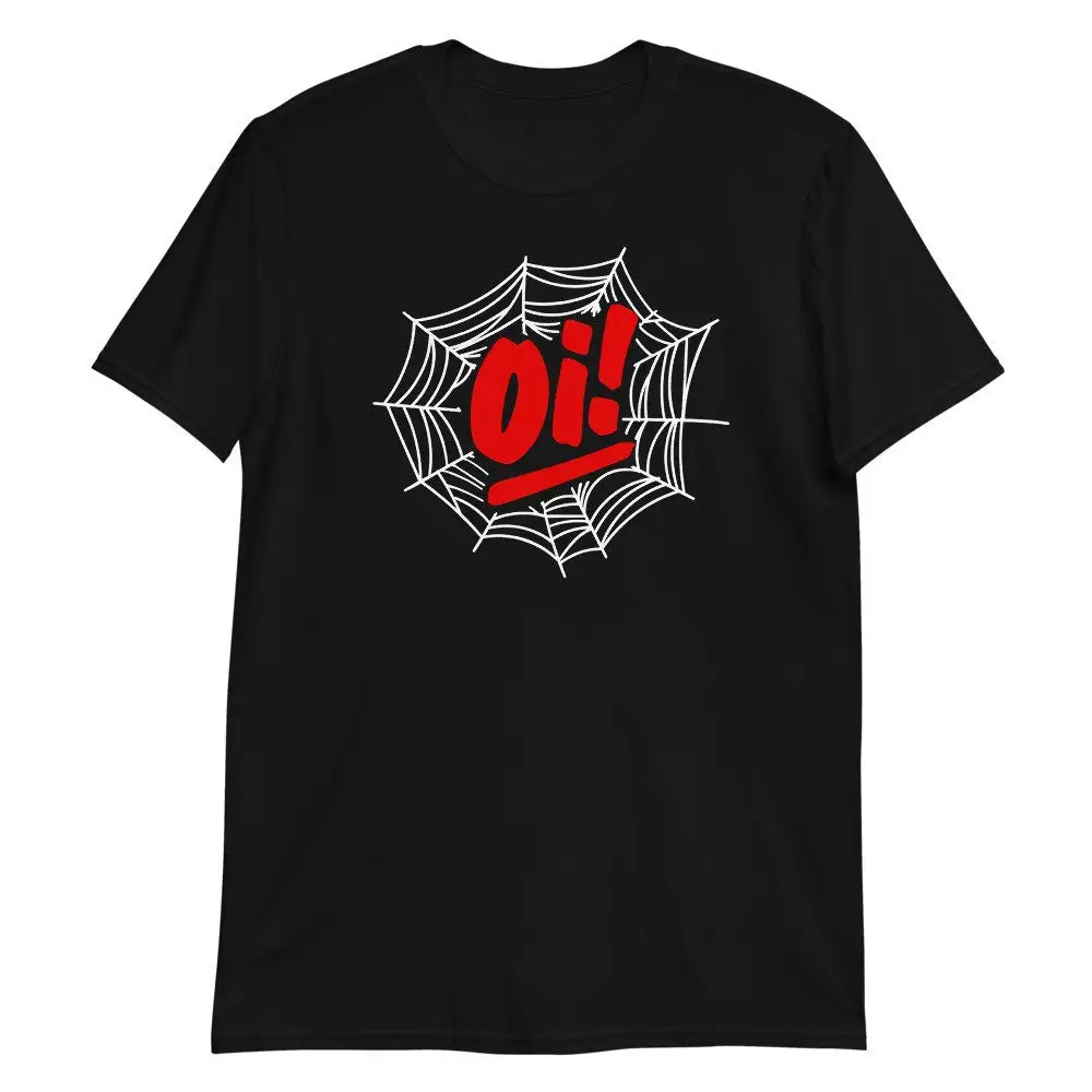 Oi Spiderweb T Shirt Streetpunk Gothic Street Punk and Skinhead Clothing Cocksparrer The Business Cockney Rejects 4 skins