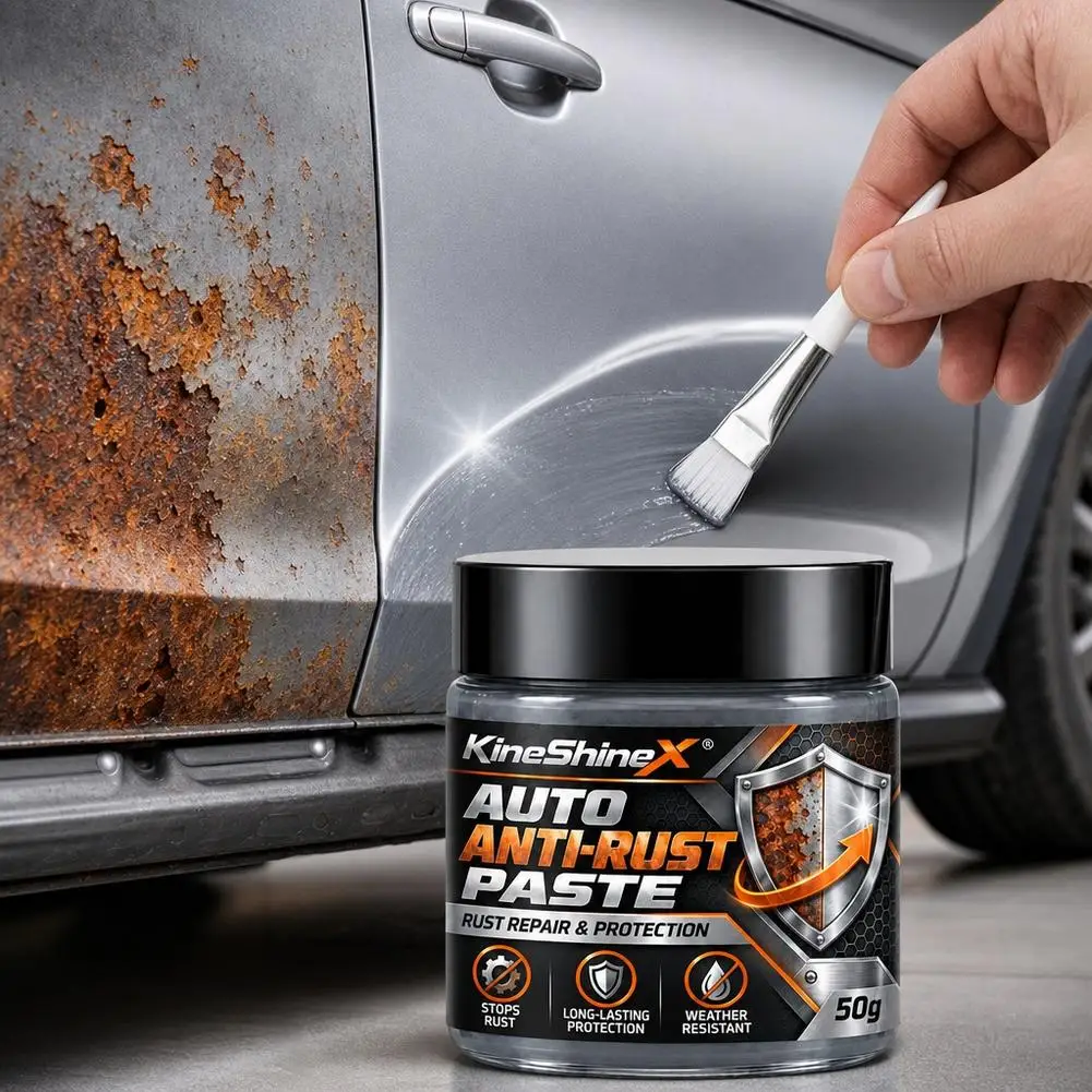 Auto Rust Shield Paste, Car Metal Rust Repair Paste,Long-Lasting Protective Barrier Stops Rust & Corrosion Glossy Finish Paste
