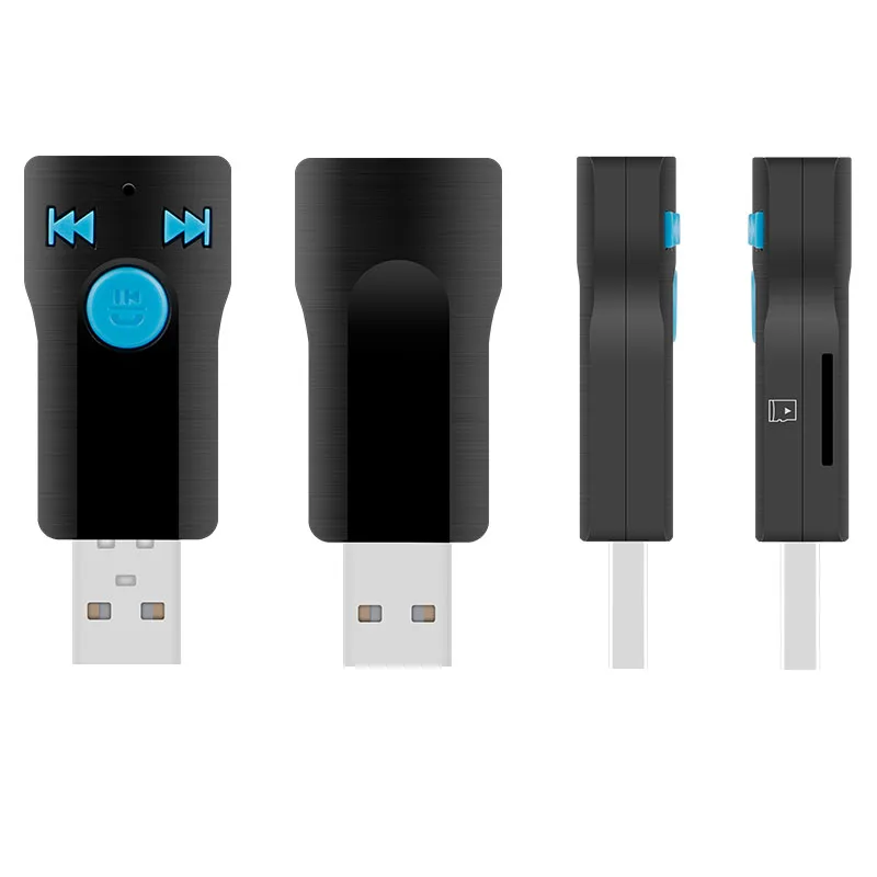 3.5 مللي متر جاك Aux سيارة سماعة لاسلكية تعمل بالبلوتوث AUX استقبال الصوت محول بلوتوث يدوي سيارة كيت TF بطاقة MP3 استقبال الموسيقى