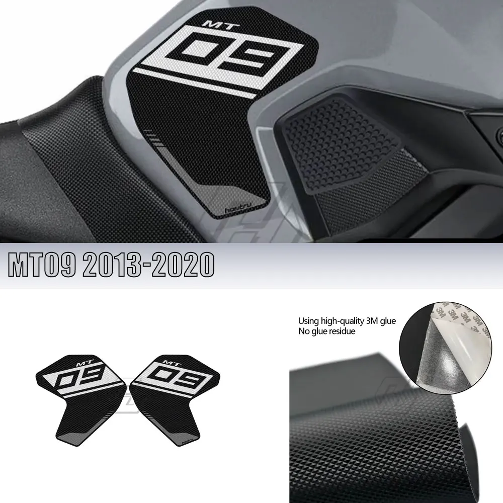 

For Yamaha FZ-09 FZ09 2013-2020Motorcycle Accessorie Side Tank Pad Protection Knee Grip Mat