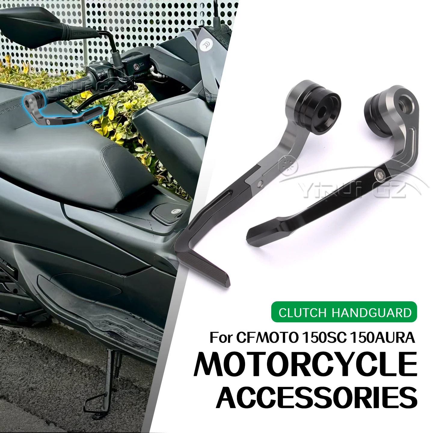 

Для CFMOTO 150AURA 150SC 7/8 "защита руля, универсальная защита руля, защита тормозного рычага с ЧПУ, алюминий SC150 150AURA