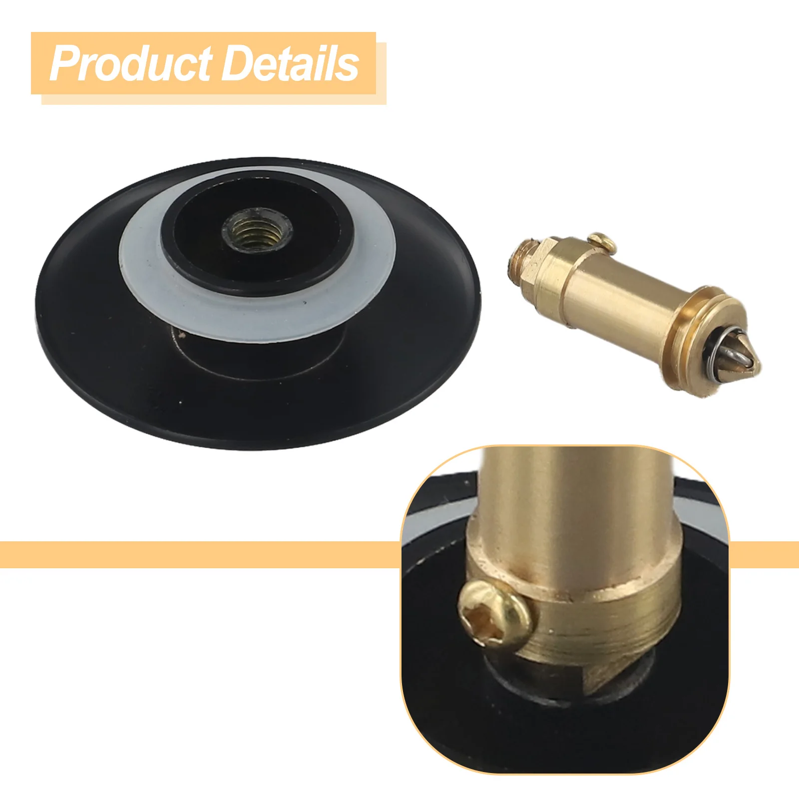 66mm Brass Pop-Up Drain Cover Bathroom Basin Filter Top Renovation Click Clack Push Cap Washbasin Filter Bounce Accessory