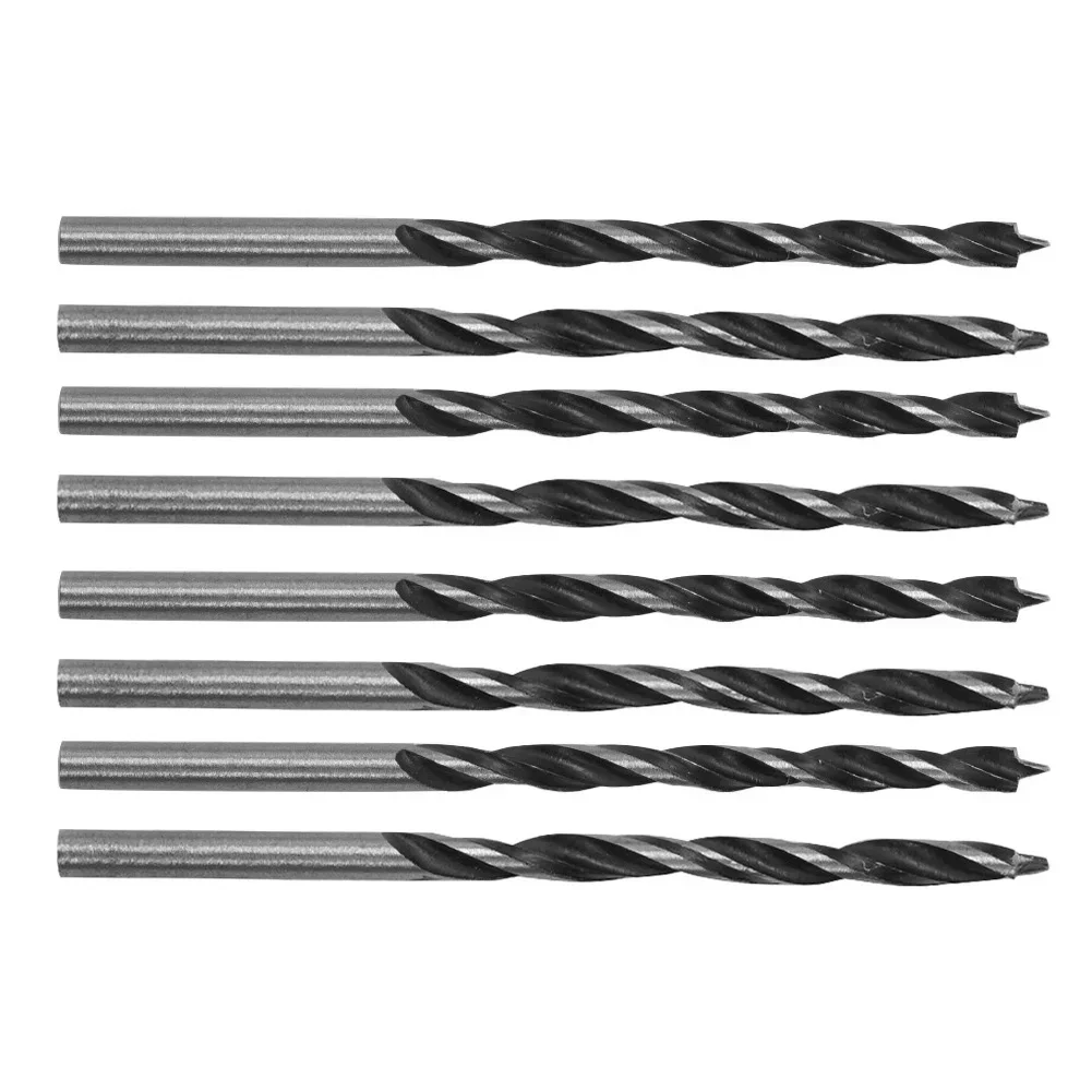 Broca para madera con punta central, cortador de madera, sierra perforadora, herramientas de carpintería para carpintería, broca en espiral, 8 Uds.