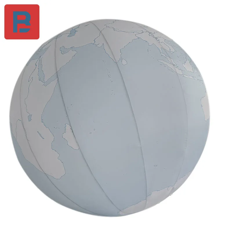 Inflatable map the Earth model can be doodled DIY Interactive teaching props school science museum lighting custom display