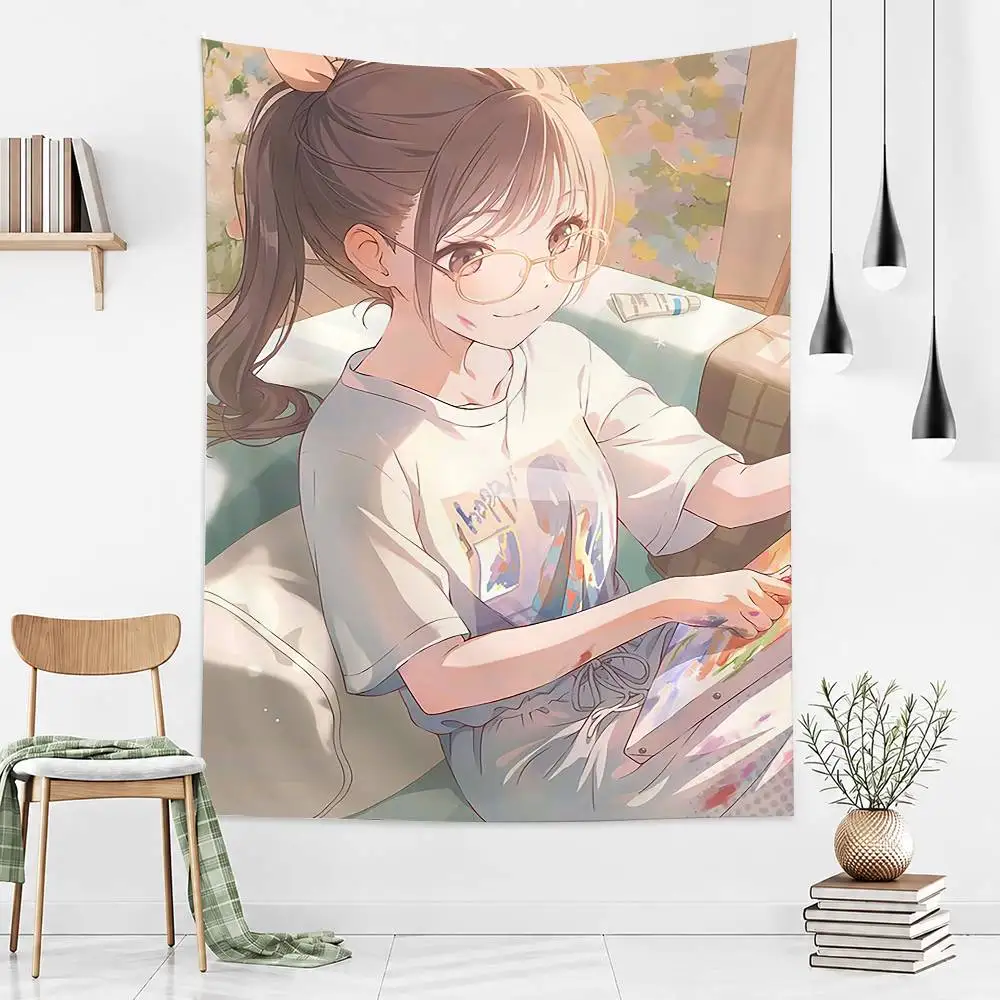 P-Project SEKA S-Shinonome E-Ena Flag Outdoor Decorations for Bedrooms Home Decor Items Decoration Banners