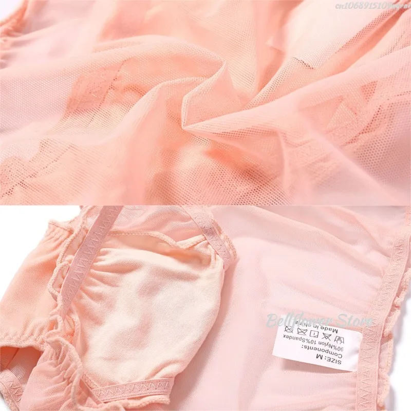 New Women Sexy Panties Lace Underpants Low-waist Panties Fruit Embroidery Perspective Briefs Female Underwear Lencería Femenina