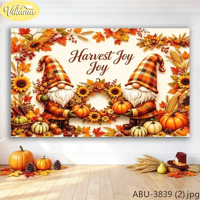 VIKAMA Sunflower & Wheat Wall Tapestry, Fadeless & Wrinkle Free, Decor for Bedroom Dorm Room Study