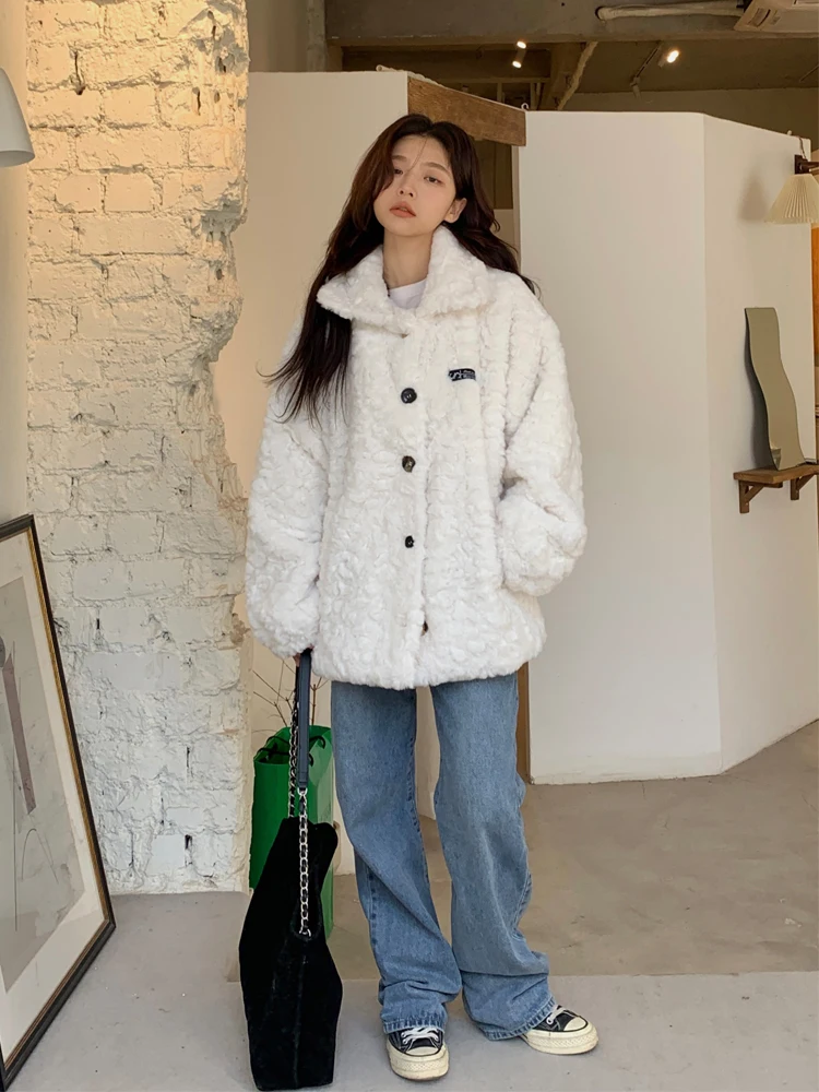 Casacos aquecedores de pescoço de pele sintética das mulheres outono ginásio topos aparar negócios irregular algodão-acolchoado emo zíperes natureza reunindo encaixe ol