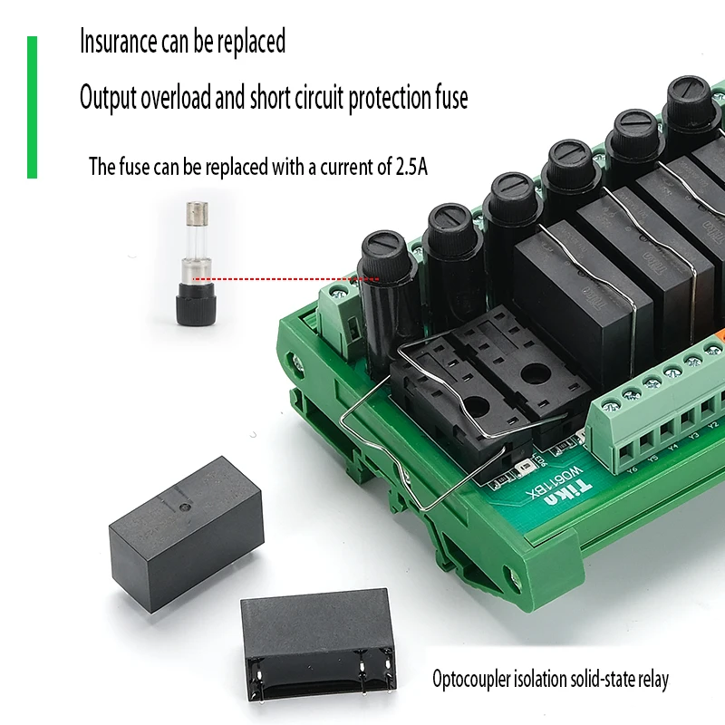 Relay module optocoupler isolation solid-state relay module 24V220VPLC amplification board TRS2