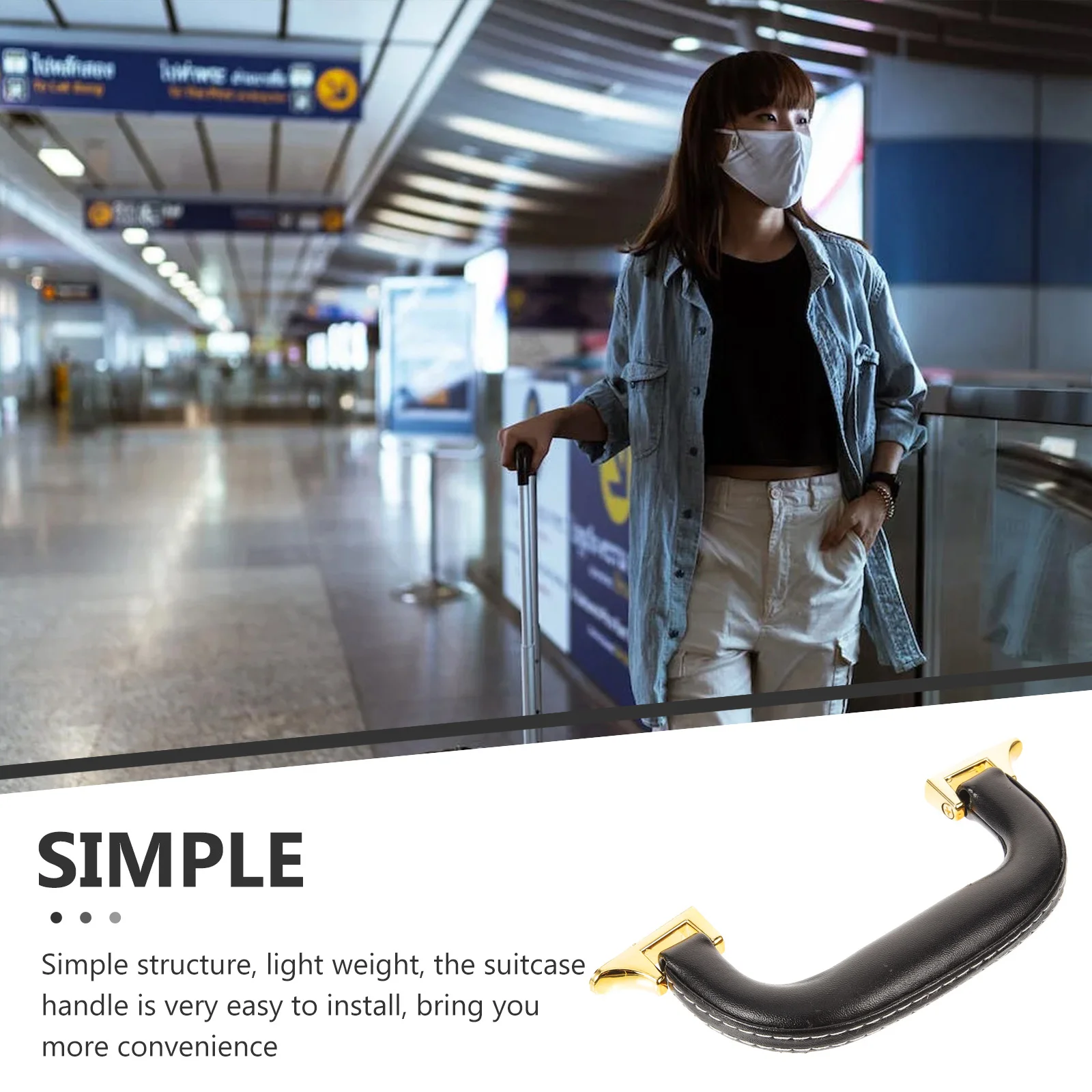 

Bag Handle Replacement Toolbox Luggage Grip Suitcase Carrying Handles Travel