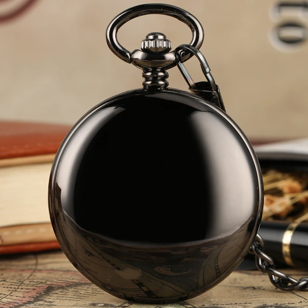 男性用の機械式巻きポケット腕時計,ローマ数字の中空時計,ダブルハンター,ペンダントチェーン,クリスマスと誕生日プレゼント