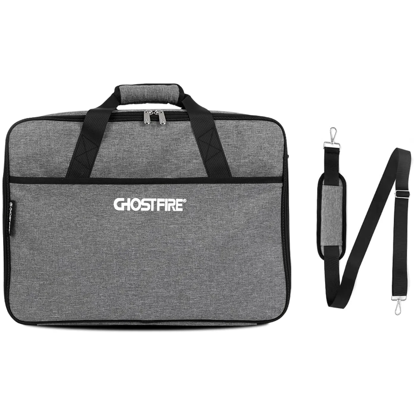 Ghost Fire 16.9x12.9x4.7in Guitar Pedal Board Bag Effect Pedalboard Bag Accessory Storage Bag Carry Case