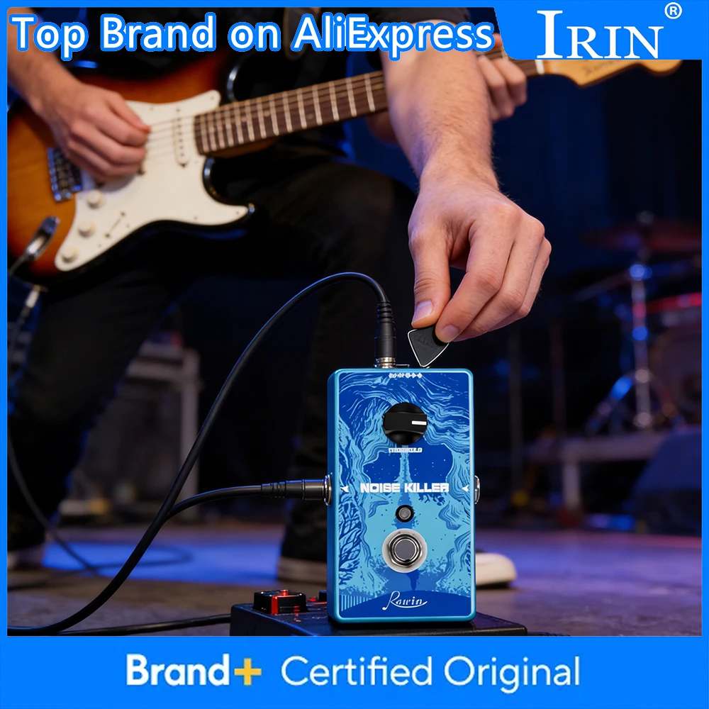 

ROWIN RE-03 Noise Gate педаль эффектов для гитары шумоподавитель эффектов педаль для электрогитары True Bypass аксессуары для гитары