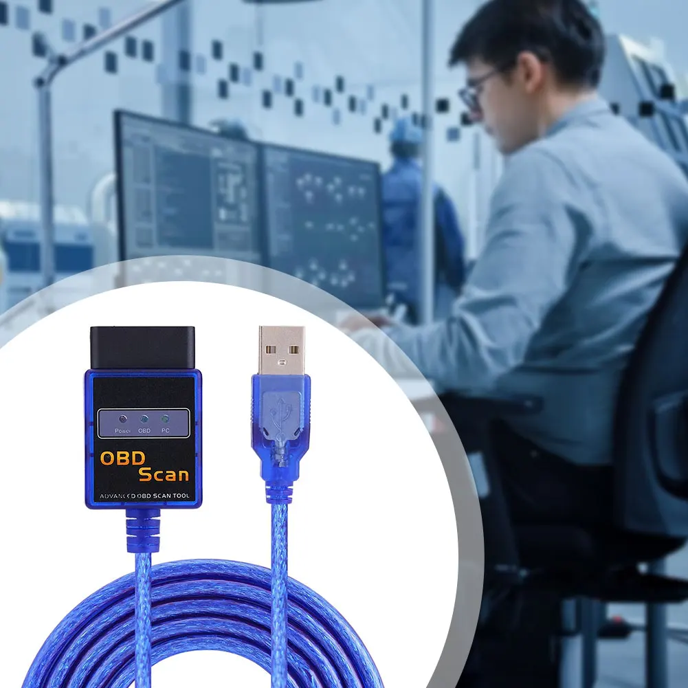 

V1.5 OBD II USB-интерфейс сканирования для автомобиля Премиум ПК Инструмент сканирования двигателя Считыватель кодов для автомобиля