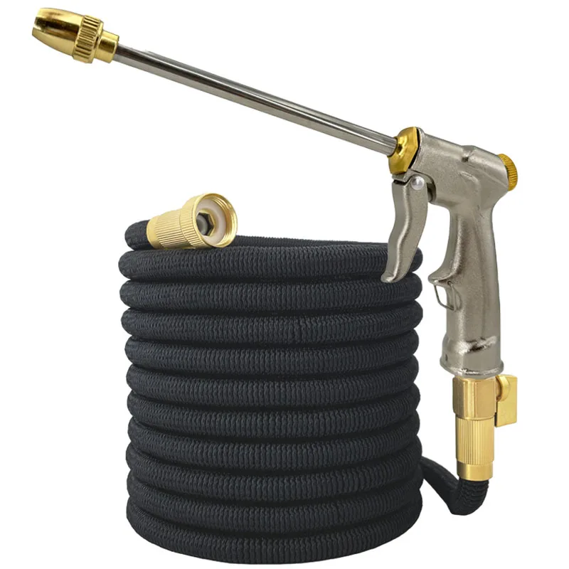 

High Pressure Metal Adjustable Multifunctional Water Gun, Garden Telescopic Magic Water Pipe, Gardening Irrigation Set Tool