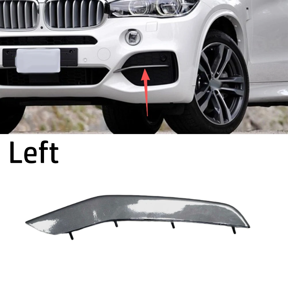 Bumper Grille Trim Replacement for BMW For X5 For F15 2012 2013 2014 2015 2016 2017 2018 Front Left Right Position OEM Fit