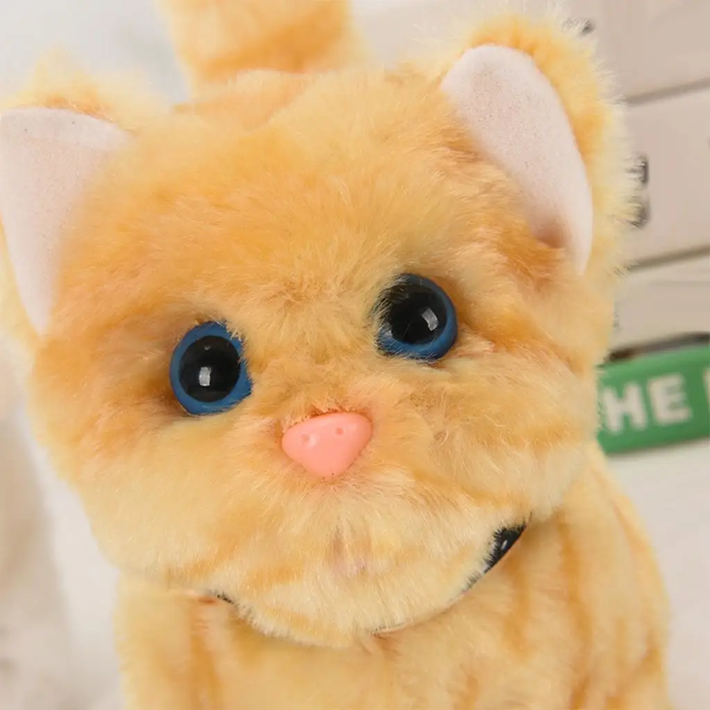 Robot de marche à piles pour enfants, jouet en peluche interactif pour animaux de compagnie, cadeau de noël