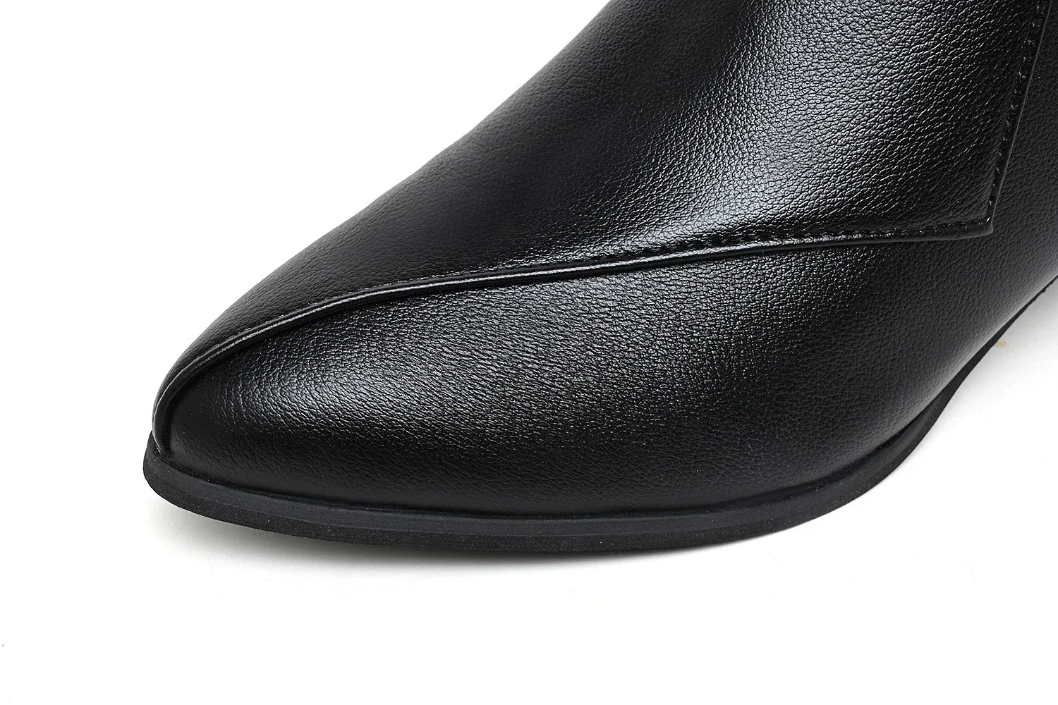 Herbst und Winter 2026 Damenstiefel Britischer Stil Modische Stiefel für Frauen Neue Dickabsatzige Übergroße Modische Kurzstiefel – Detail 22