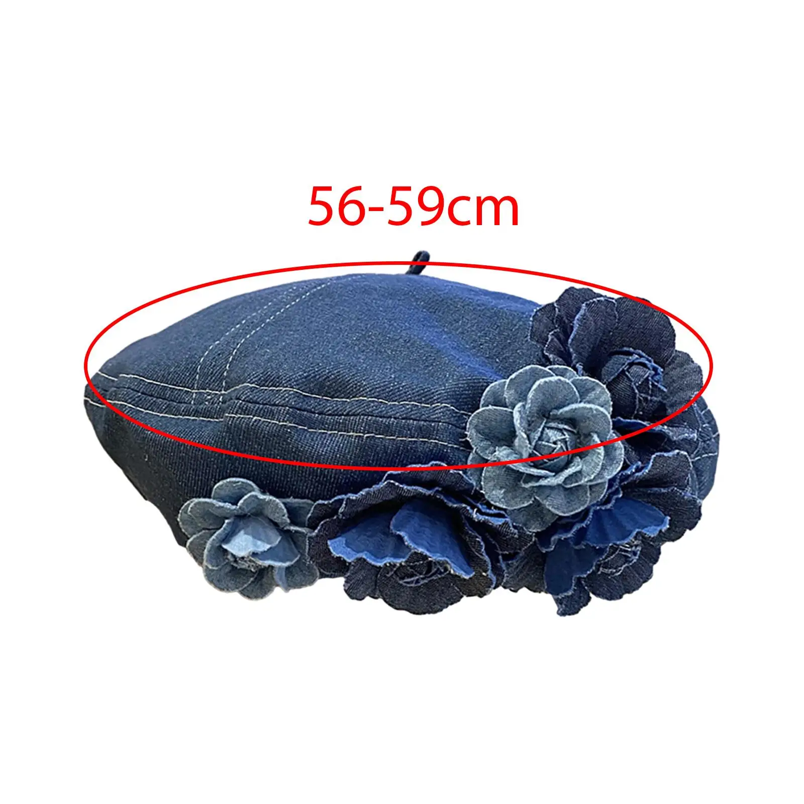 Women Beret Hat Fashion Decorations Casual Gift Headwear Costume Hat Painter Hat for Festival Summer Birthday Traveling Vacation