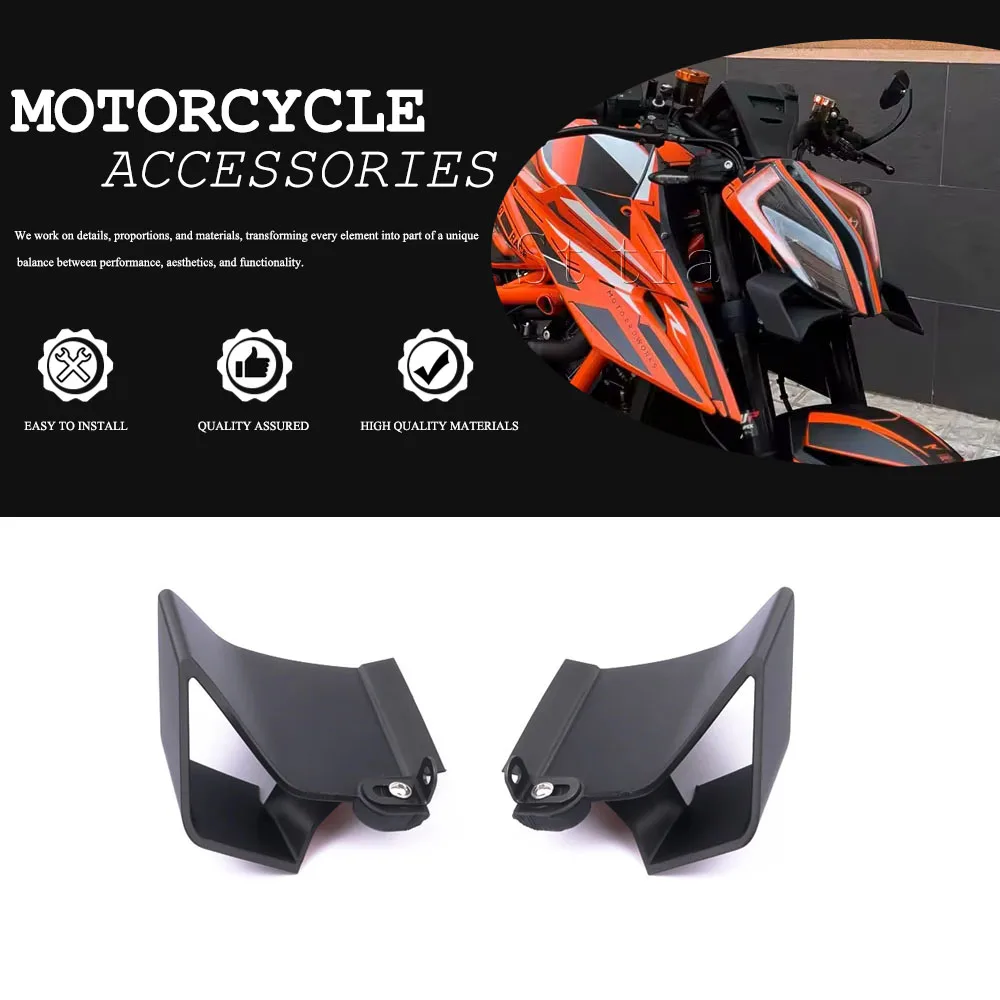 Fit For 1290 Super Duke R 2021-2024 Front Spoiler 1290 Super Duke RR Motorcycle Frontal Spoilers Lower Lip Wing Downforce Naked