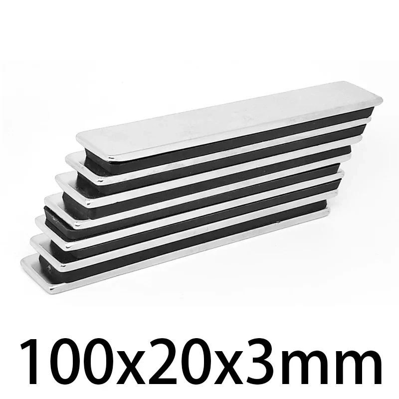 Neodymium Magnet 100mm N35 NdFeB Block Super Powerful Strong Permanent Magnetic Imanes Various Sizes Strong Magnet מגנט חזק מים