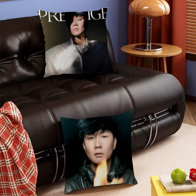 غطاء وسادة J-JJ Lin ANIME غطاء وسادة قابل للإزالة وقابل للغسل - كتان ناعم لجميع المواسم