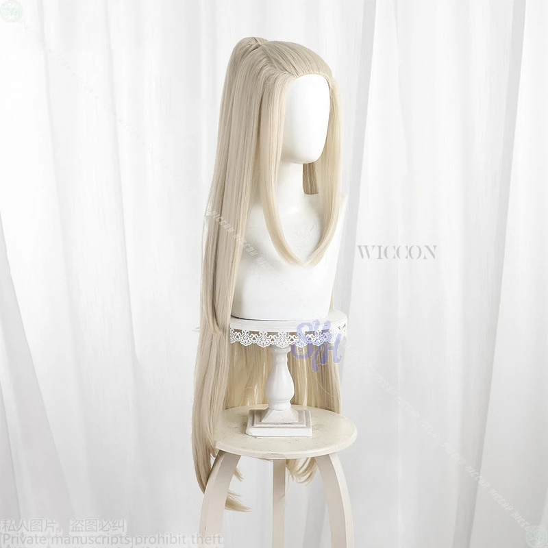 Victus Cosplay nuevo juego de Anime Honkai: disfraz de Nexus Anima largo 100cm Rubio Dorado pelucas resistentes al calor pelo fiesta de Halloween Cos