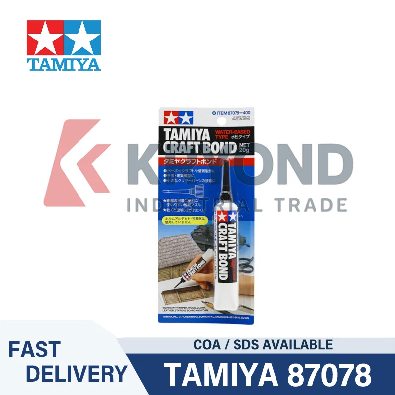 

Tamiya 87078 Super Quick Set Cement Instant Adhesive for Plastic Models ABS Parts and Precision Hobby Assembly Applications