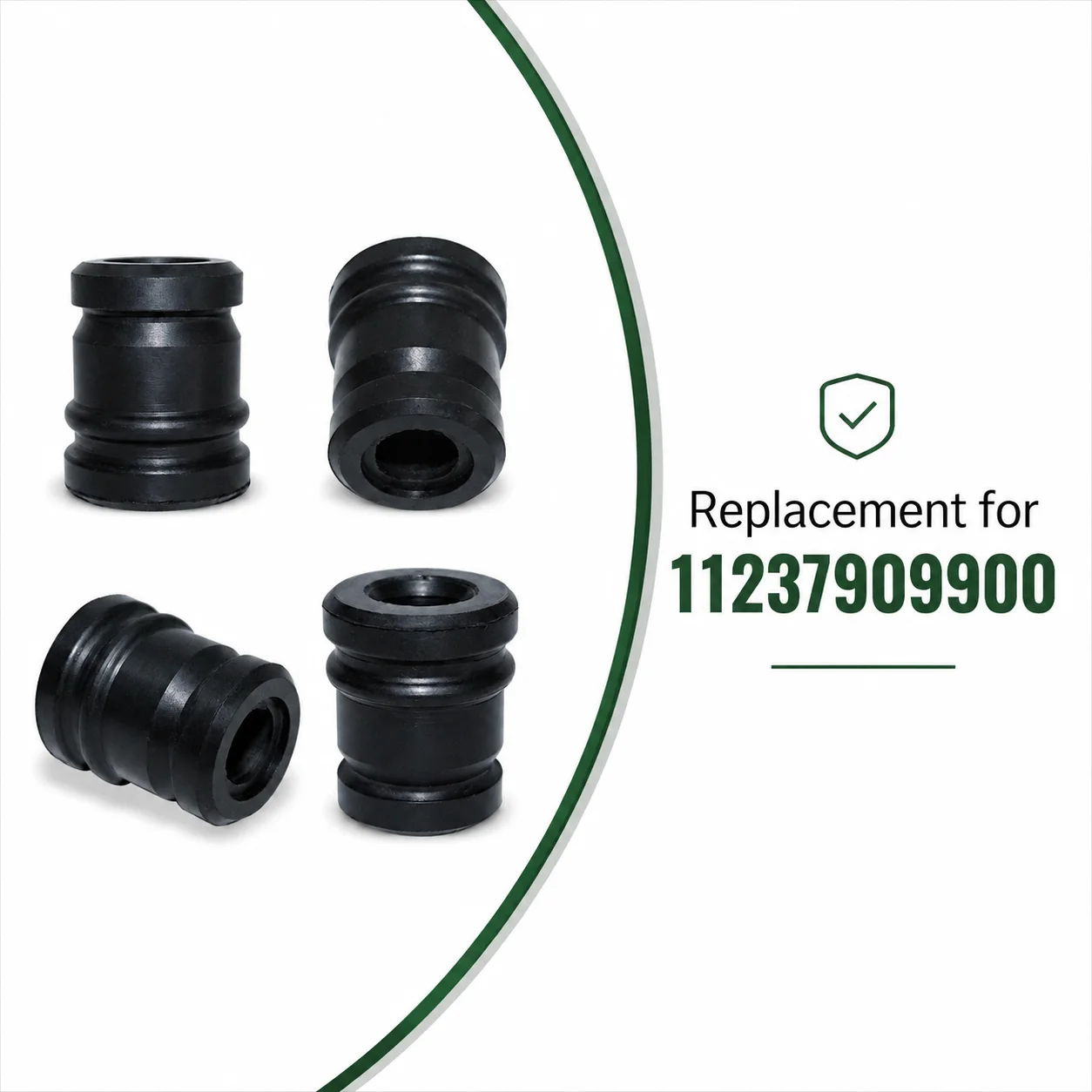 For Stihl 029 039 MS290 MS310 MS390 Chainsaw AV Annular Buffer Mount Plug Cap Set Replacement 11237909900 6 Pcs