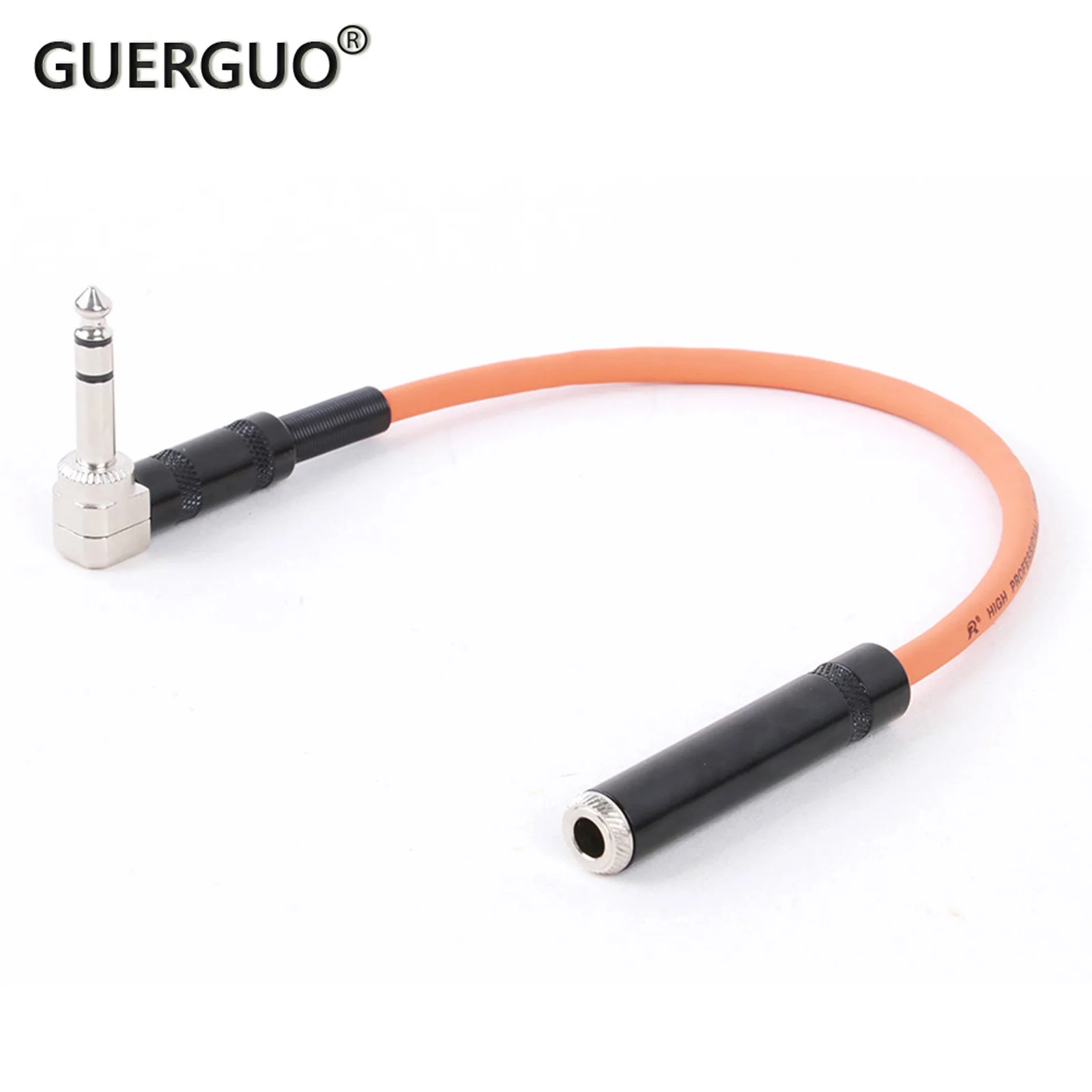 

Right Angle Stereo TRS 6.35 Male to Female Audio cable Line 90 Degree Bend 1/4 6.35 Audio extension cable cord TRS 6.35 M F wire