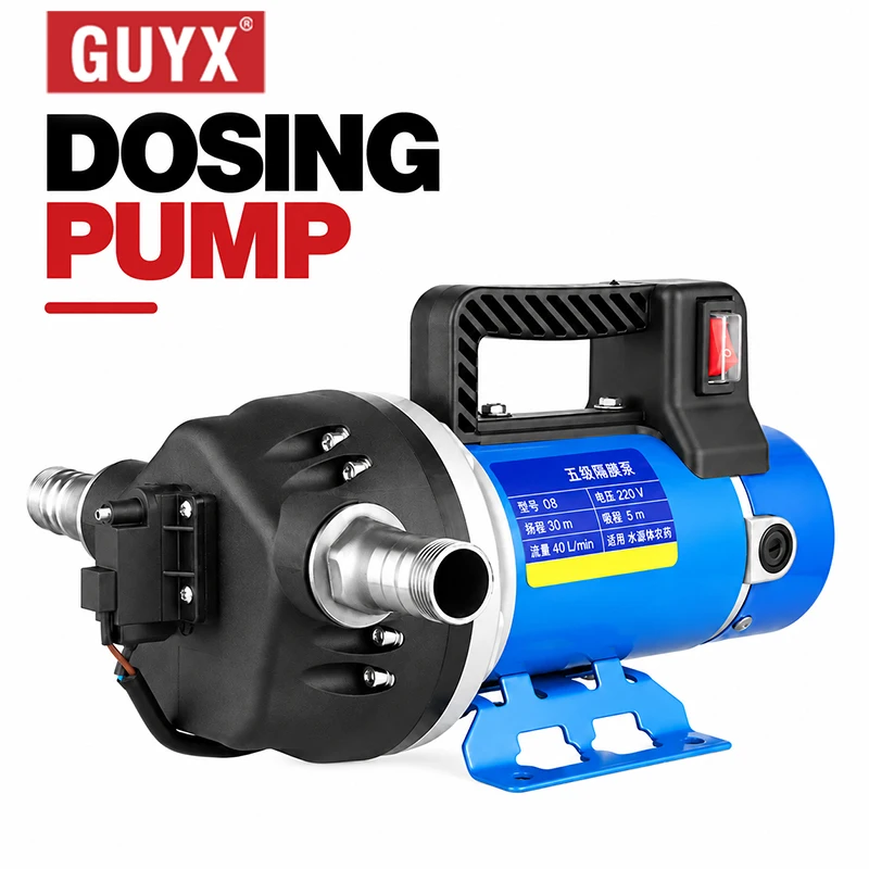 12V/48-60V/220V Drone Dosing Pump High Pressure Pump For Agricultural Sprinkler Irrigation Intake Self-priming Diaphragm Pump