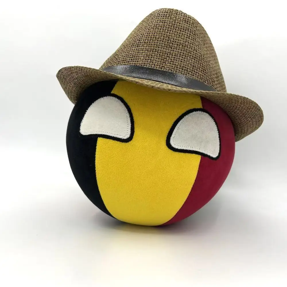 20cm Polônia Pelúcia Noruega Bélgica Coreia do Sul Jugoslavia Türkiye Panamá Estônia Countryballs Peluches artesanais para presente