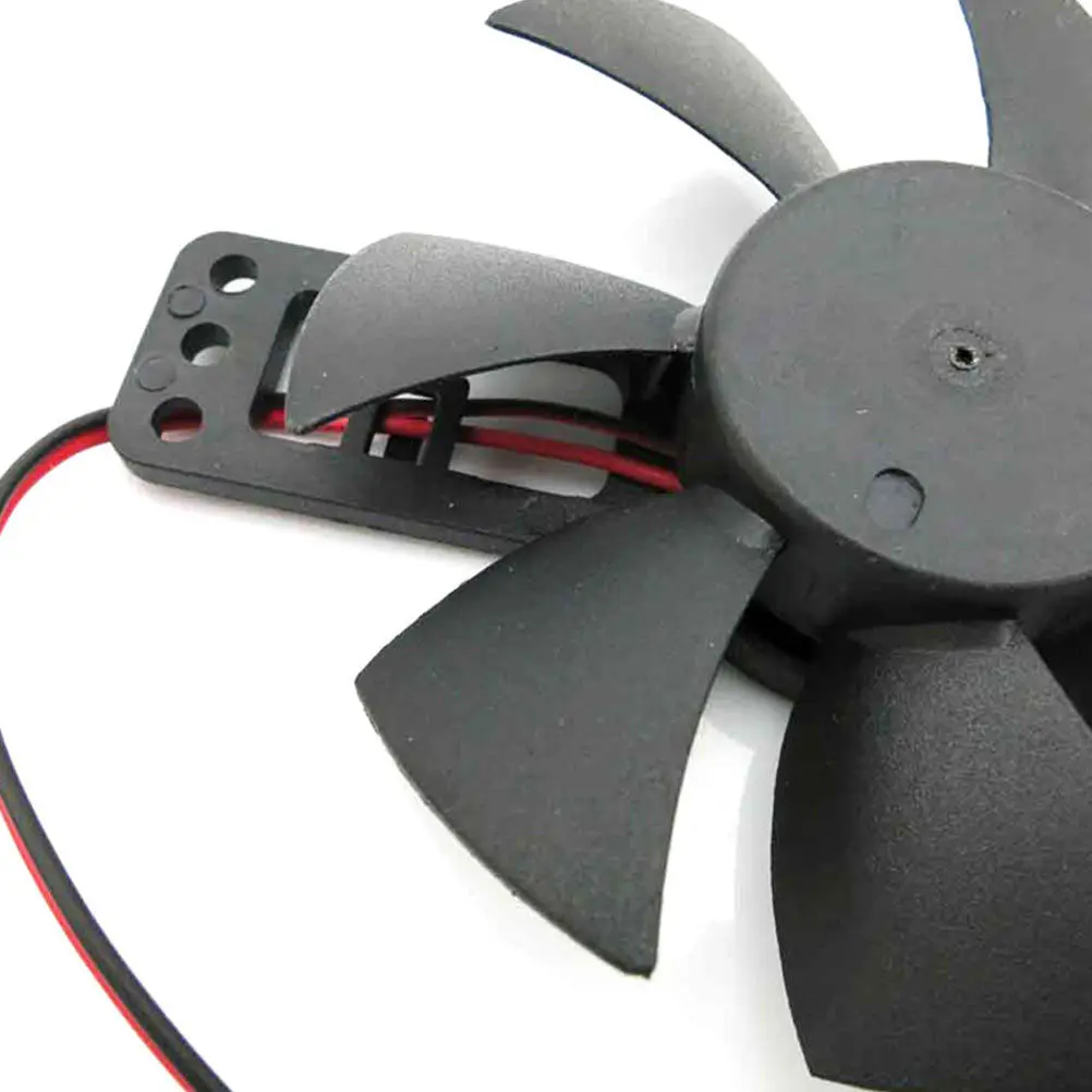 1Pcs DIY Mini Plastic Fan Assembly 18V Brushless Motor Mute Exhaust 7 Replacement Fan Perfect for Technology Enthusiasts