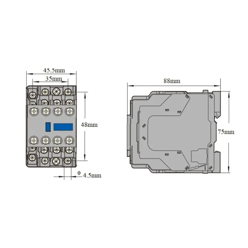 NXC-18 AC Contactor 18A 1NO+1NC Multi Voltage Coil Electric Circuit Control Switch Industrial Electrical Replacement Component