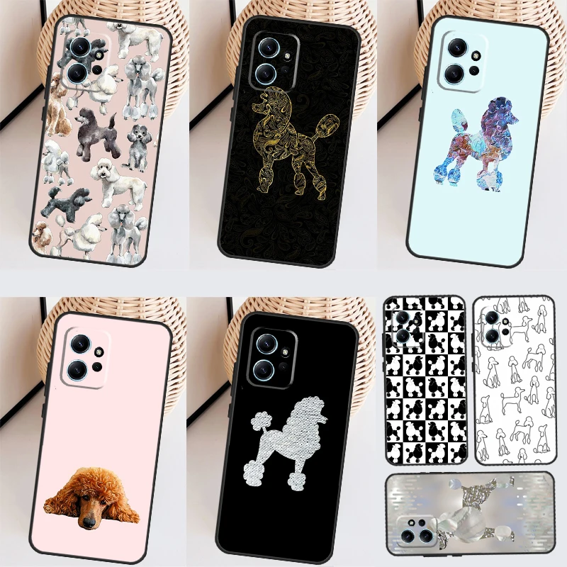 Poodle Dog Cartoon Case For Xiaomi Redmi Note 12 Pro 8 9 10 11 Pro 9S 10S 11S 12S Redmi 12 9C 10C 12C Cover