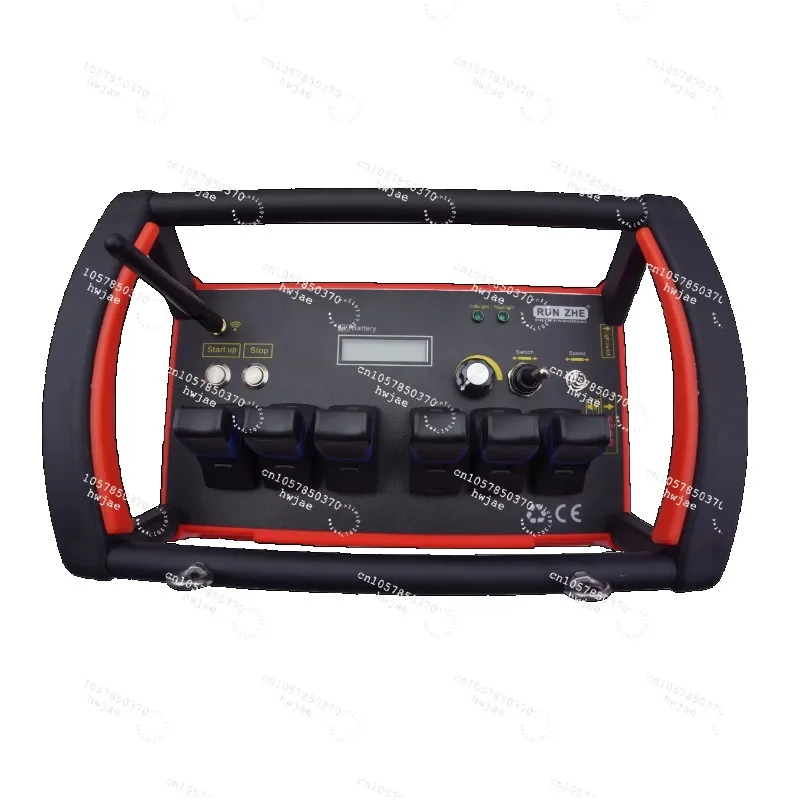 24V Crane Remote Control with 6 Joysticks, Industrial Wireless Remote Controller for Hoist