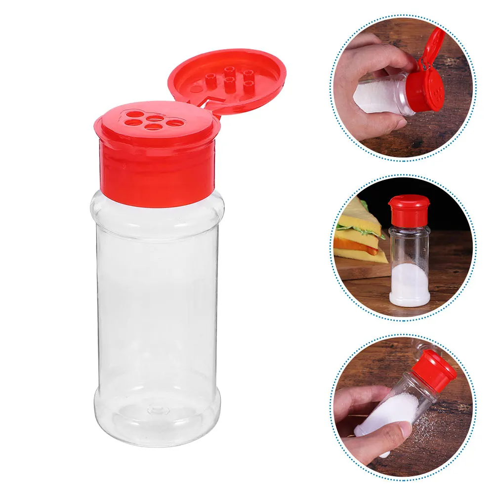 

6pcs Small Transparent Seasoning Container For Salt Chicken Essence Chili Powder Spice Dispenser Kitchen Gadget Multipurpose