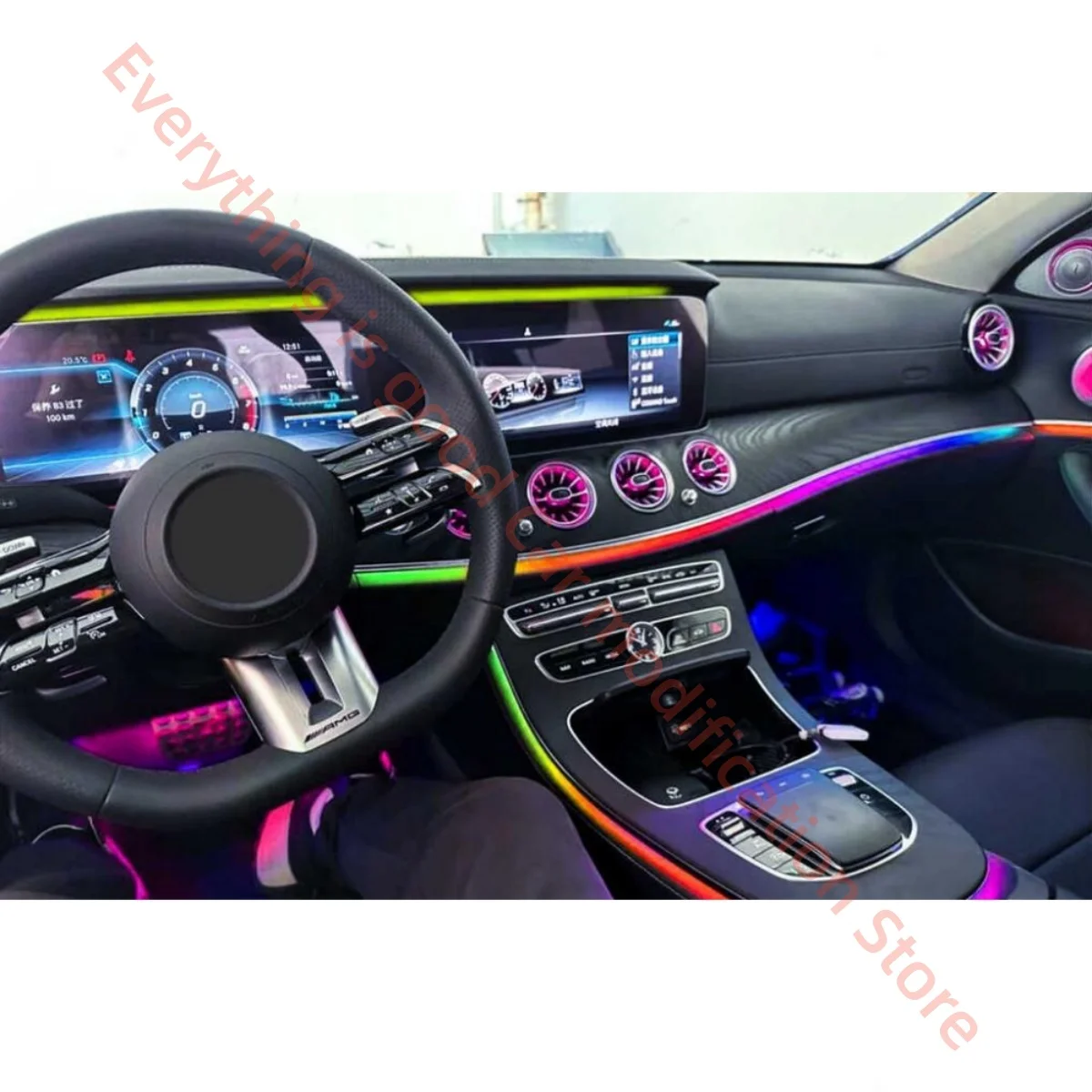 For Mercedes-Benz E-Class W213 LED Ambient light car interior lighting upgrade Car accessories Backrest light Screen light new