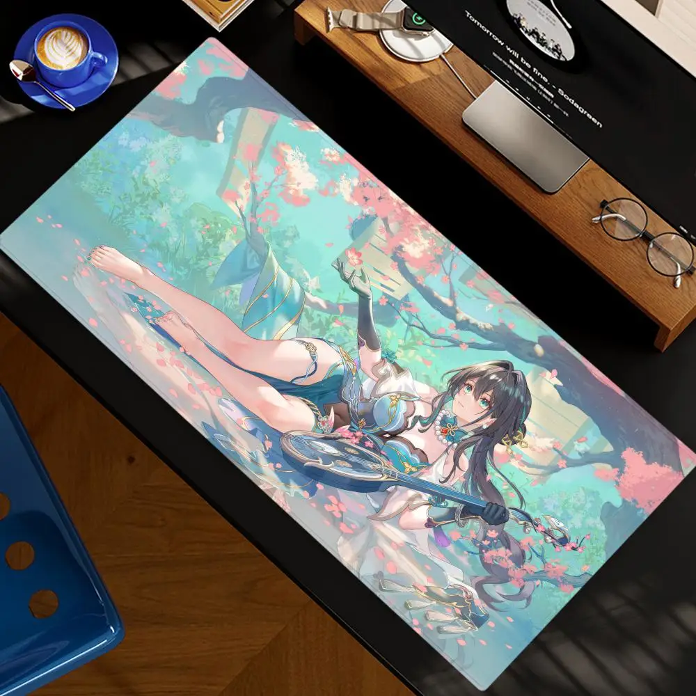 Ruan Mei Honkai Star Rail Mouse Pad MouseMat XXL Computer Accessories Large Keyboard Laptop Table Pad The New Product Gamer