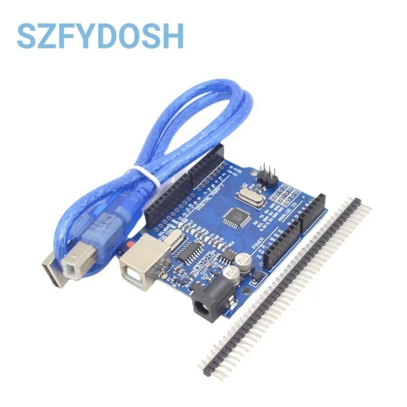 CNC shield v3 engraving machine 3D Printer+ 4pcs A4988 driver expansion board for + with USB cable for UNO R3