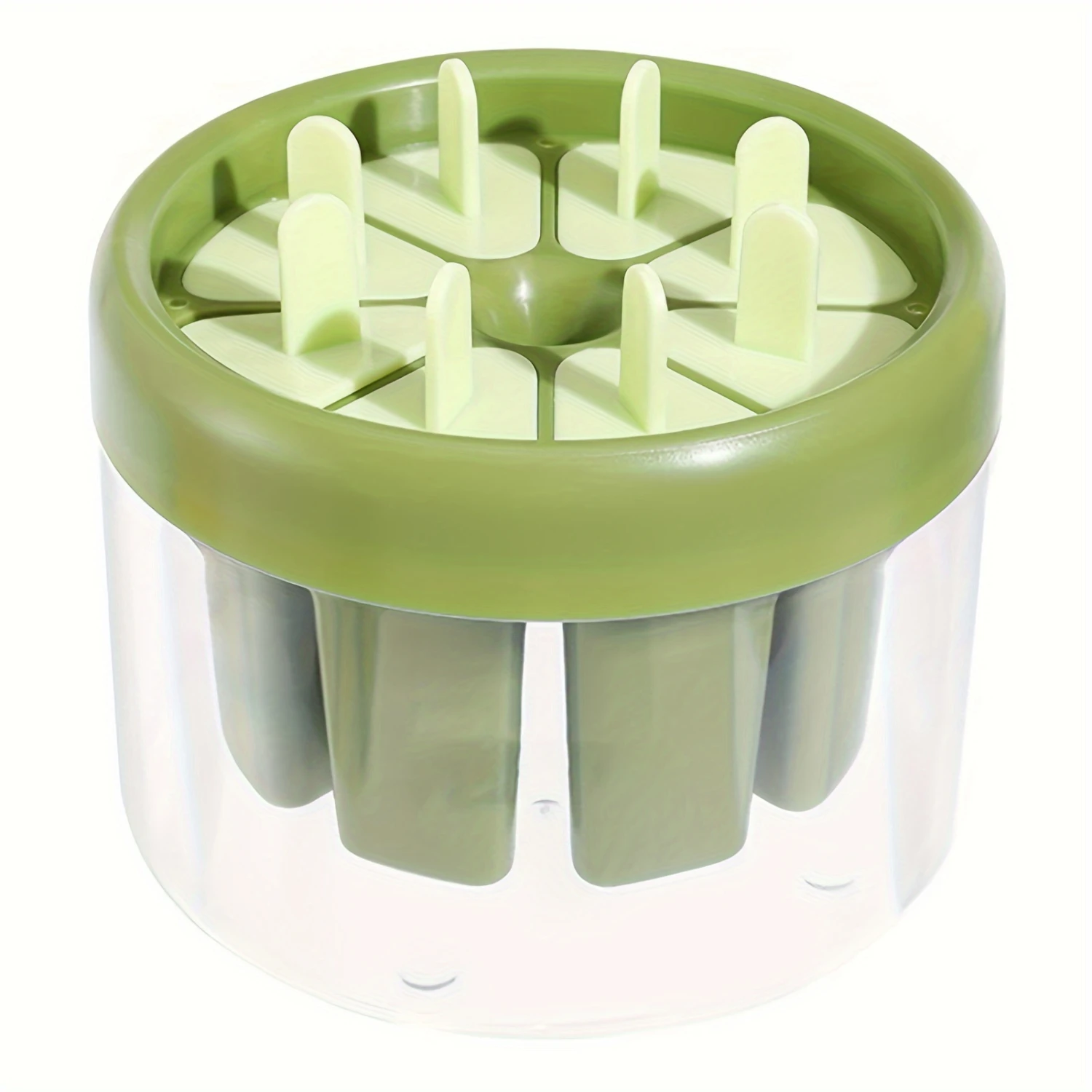 8 Cavities Large Easy Release Ice  Molds - BPA-Free DIY Popsicle Maker with Quick Freezing Technology for Homemade Ice Bars and 