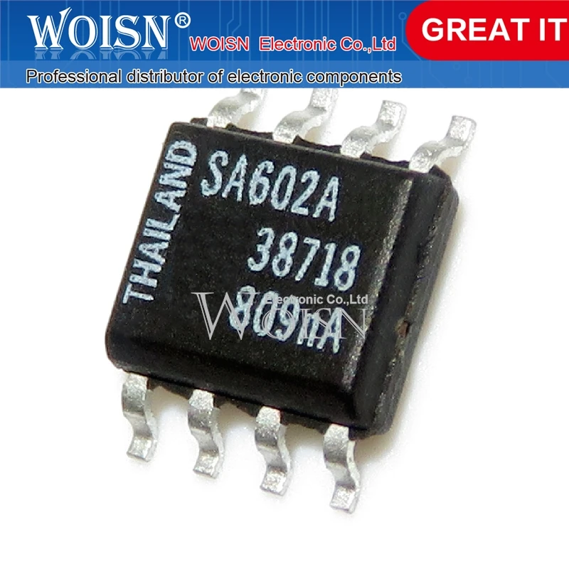 10pcs/lot SA602A NE602A SA602 NE602 SOP-8 In Stock